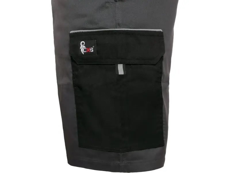 Kraťasy CXS PHOENIX ZEFYROS, pánské, šedo-černé, vel.54